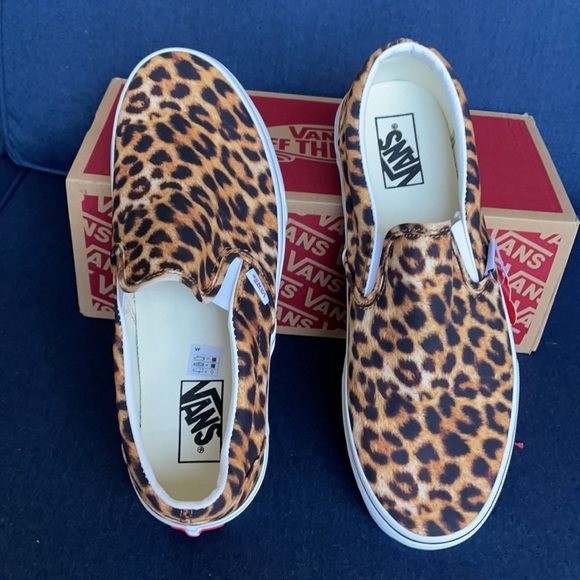 Vans Classic Slip-On Leopard Black/True White WMNS - Picture 13 of 16